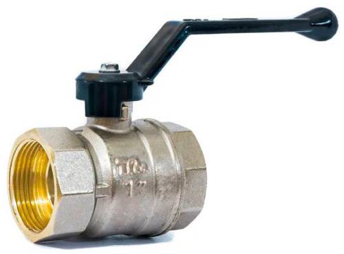 Кран шар. 1 1/4" г-г  рычаг, лат. ник. TeRma NEOS 32040