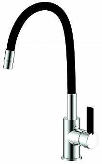 ARGO 3510L KLIO black Смеситель для кухни с гибким изливом