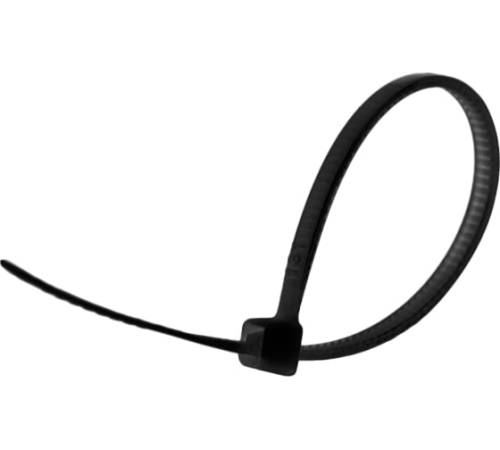 Стяжки кабельные нейлоновые 3x300 черные (100шт.) vertextools СНЧ-3-300