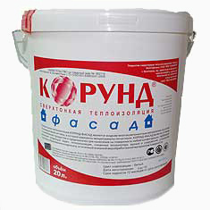 Жидкая керамическая теплоизоляция "Корунд - фасад" 1 л.