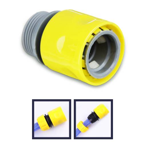 INBLOOM Соединитель быстросъемный для крана с вн.резьбой 3/4", пластмасса