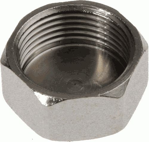 Заглушка 1/2" вн. резьба, ник. лат. TRm 06031
