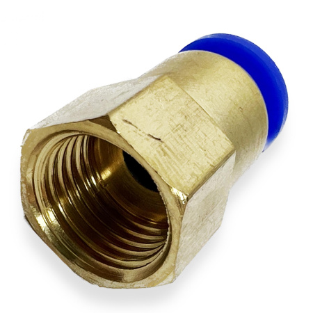 Фитинг цанговый прямой мет. 6 мм х 1/4" вн. резьба ARMA