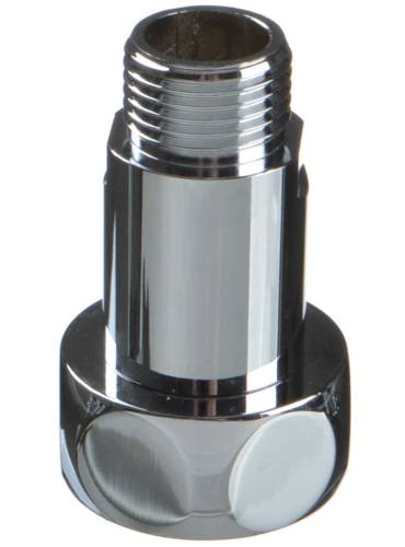 Соединение прямое 1" х 3/4" г - ш. с накидной гайкой для П/суш (пара), латунь хром.