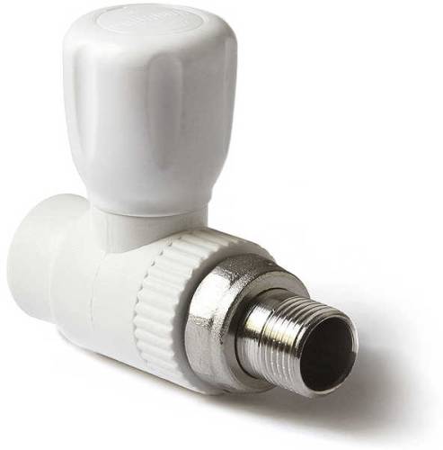 Кран шар. радиат. ПП 25х3/4" нар. лат.полусгон   PA41010