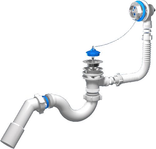 Обвязка АНИ Е151  с переходной трубкой, 45*40 - 50 мм.