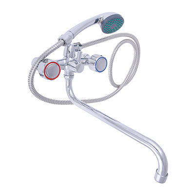 Quartz ECO Н0006 Смеситель для ванны, керамические кран-буксы 1/2", хром