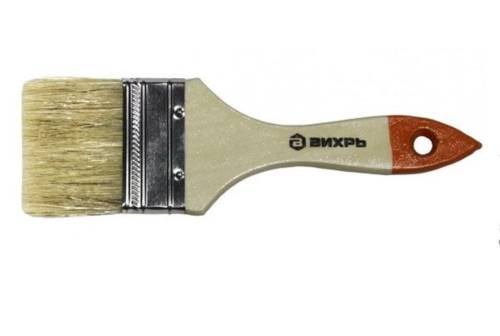 Кисть СТАНДАРТ 75 мм 3'' натуральная щетина Вихрь
