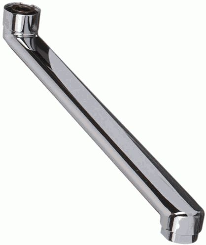 Излив плоский для ванны, L-образный, 30 см, Terma 20717