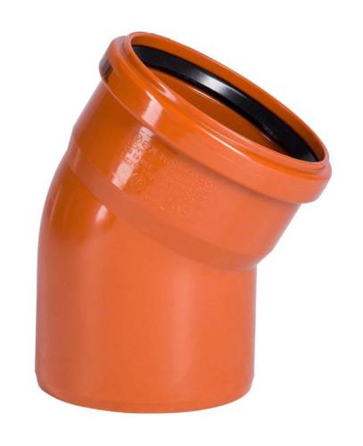 ОТВОД  наружный  110 мм , 30 град., ПВХ