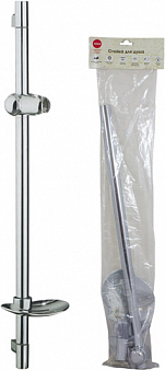 Стойка для душа, СД-728, с хромир. мыльницей, AGD 24.1228 P