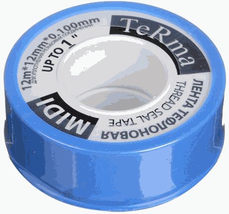 Лента ФУМ 12мм*12м*0,1мм 1" TERMA MIDI 10032