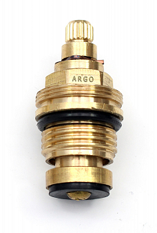 Кран-букса 1/2" резина, 7,7 х 20 шлиц. под крест с резьбой М-24 х 1