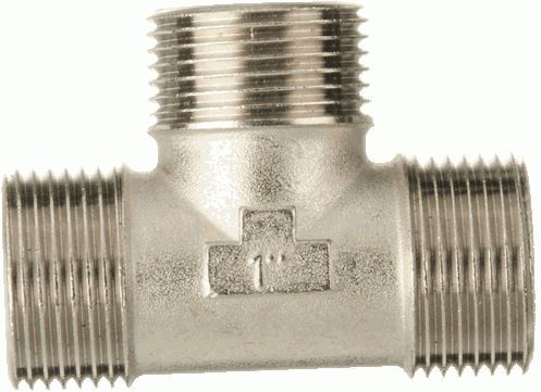 Тройник  1" ш-ш-ш ник. лат. TRm 06112