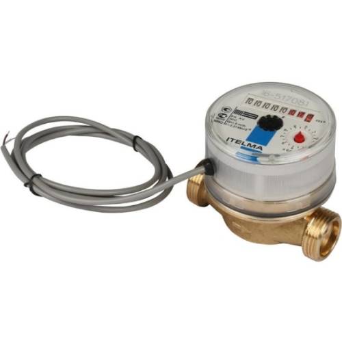 УЦЕНКА 50% Счетчик воды имп. L80 Ду15мм ХВ WFK24.D080 ИТЕЛМА без крепежа (ЖЦ)