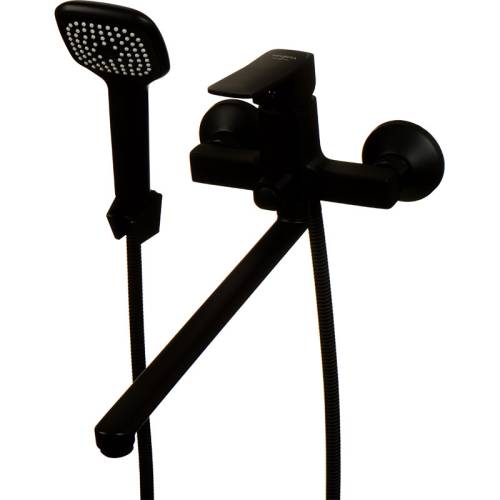 Смеситель для ванны MELODIA Etude карт/ д.35мм длин. излив 35см MDV30041bk с пов.аэрат.15 гр.черный