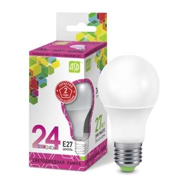 Лампа светод. LED-A65- standard 24Вт груш. 230В E27 6500К 2160лм ASD 4690612014289