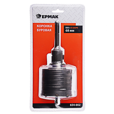 ЕРМАК Коронка буровая 68мм (в сборе)