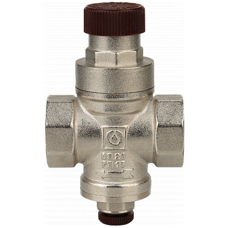 Редуктор давления поршневой 1/2" с выходом для манометра Gappo 