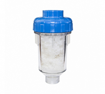 АКВАПРО Фильтр с полифосфатом для стиральных и посудомоечных машин пластик, 3/4"