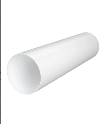 Воздуховод ВП D125 L1,5м пластик ERA