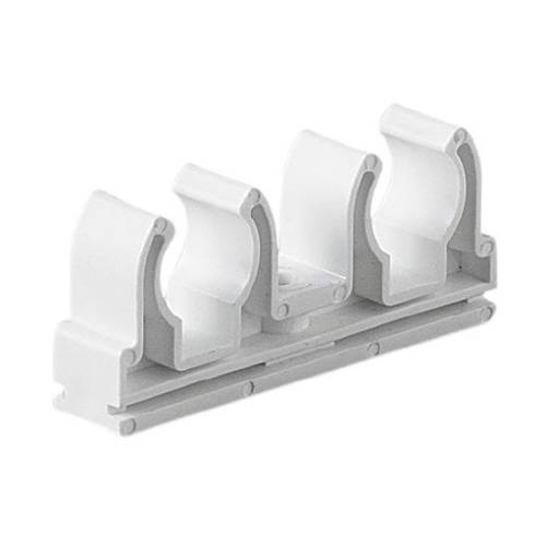 Клипса  20 мм, опора двойная ПП