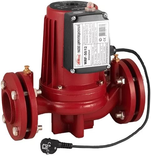 Насос циркуляционный для отопления фланцевый WRF - 50/10 (370 Вт., произв.7.56 м³/ч. подъем 10 м)