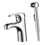 ARGO 3547 LEDA, Смеситель для умывальника/биде с гигиеническим душем, хром