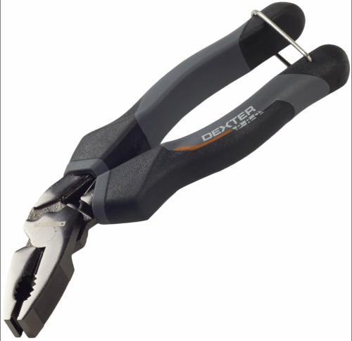 Плоскогубцы изогнутые комб. 180мм DEXTER PRO