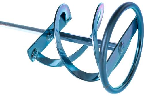 Насадка - миксер оцинкованная 600х100 мм для красок и штукатурных смесей Вихрь