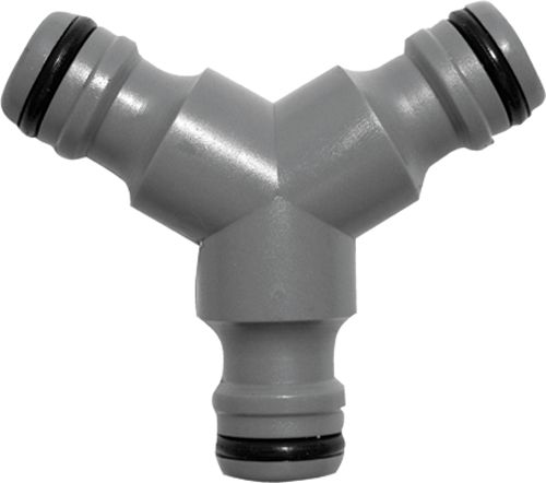 Тройник д/поливочного шланга 1/2" пл. (77422)
