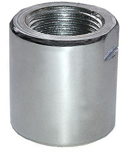 Соединение прямое 1/2" х 3/4" г - г. с накидной гайкой для П/суш латунь хром.