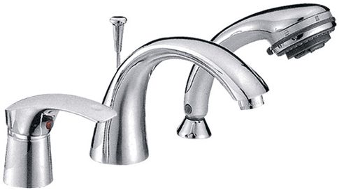 LEDEME L1121 Смеситель для ванны врезной на 3 отверстия