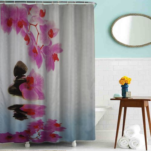 Шторка д/в тканевая MZ-74 "Процветание" 180x180см