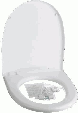 Сиденье для унитаза Соната Тип 1 белое (Соната/Прайм)																							