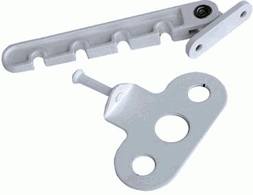 Ограничитель оконный пластиковый 100мм белый