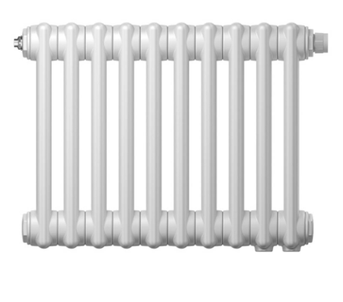 Радиатор труб. Zehnder Charleston 2050 08 сек.1/2 бок. подк. RAL9016 (кроншт.в компл)