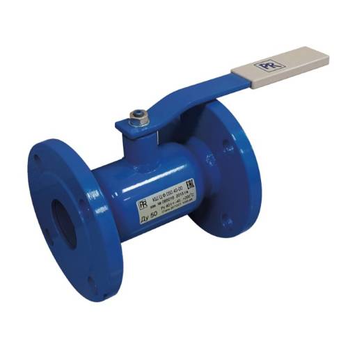 Кран стальной шар.нж DN 50/40 PN40 фланцевый 180мм PR /задв