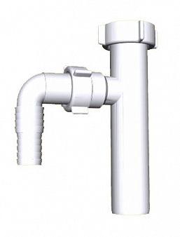 Отвод АНИ М220  32 (1 1/4") мм для стир. маш., короткий