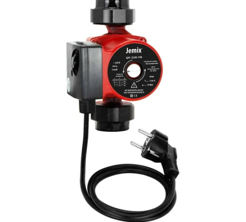 Насос циркуляционный JEMIX ЦН-32/6-130 (3 скорости,100/70/55 Вт., производ. 55/48/36 л/мин.)