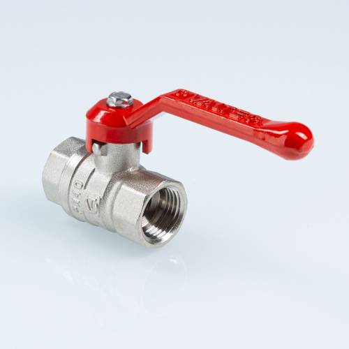 Кран шар. 3/4" г-г (PN40) рычаг, ник.лат. VALTEC СТАНДАРТ 