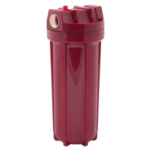 Фильтр магистральный 10" АКВАБРАЙТ АБФ-ГОР-12, для горячей воды (В комплекте кронштейн и ключ)