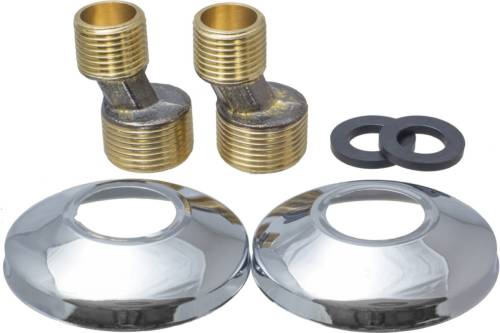 Эксцентрик 3/4" х 1/2" н/н с отражателем на 3/4"