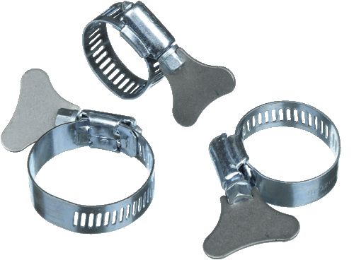 Хомут с барашком 1.1/2" 21-38 мм TeRma 24177