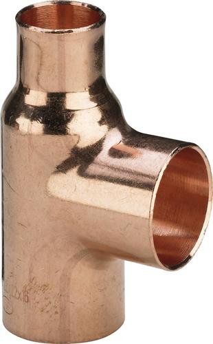 Медь. Тройник - пайка 22 х 22 х 15 мм Sanha, Viega