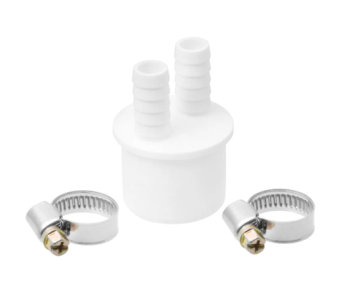 Штуцер d50 - 13 мм с хомутами для промывных фильтров MasterProf