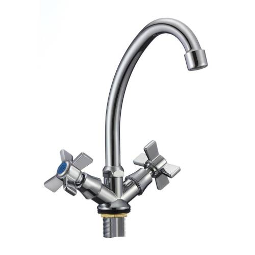 Смеситель для кухни РМС SL118-271F двуручковый Хром