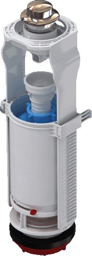 Колонка сливная д/унит., кнопка хромир. пластик Ани пласт  