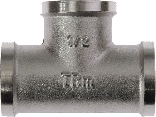 Тройник  1/2" г-г-г  ник. лат. TRm 06101
