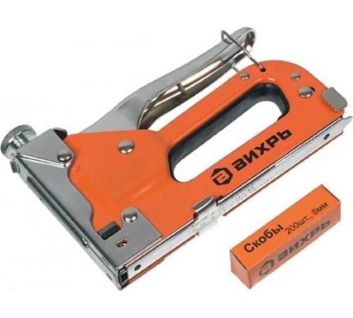 ВИХРЬ Степлер мебельный, тип скобы 53 (скобы 4-14мм)